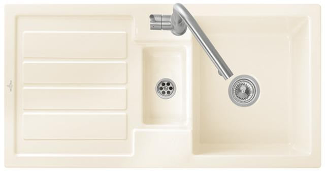 Villeroy & Boch Einbauspüle Flavia 60 Ivory CeramicPlus 1010x510mm