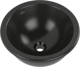 Villeroy & Boch Unterbauwaschbecken Loop & Friends 4A 5201 Pure Black C+ TitanCeram 380x380mm