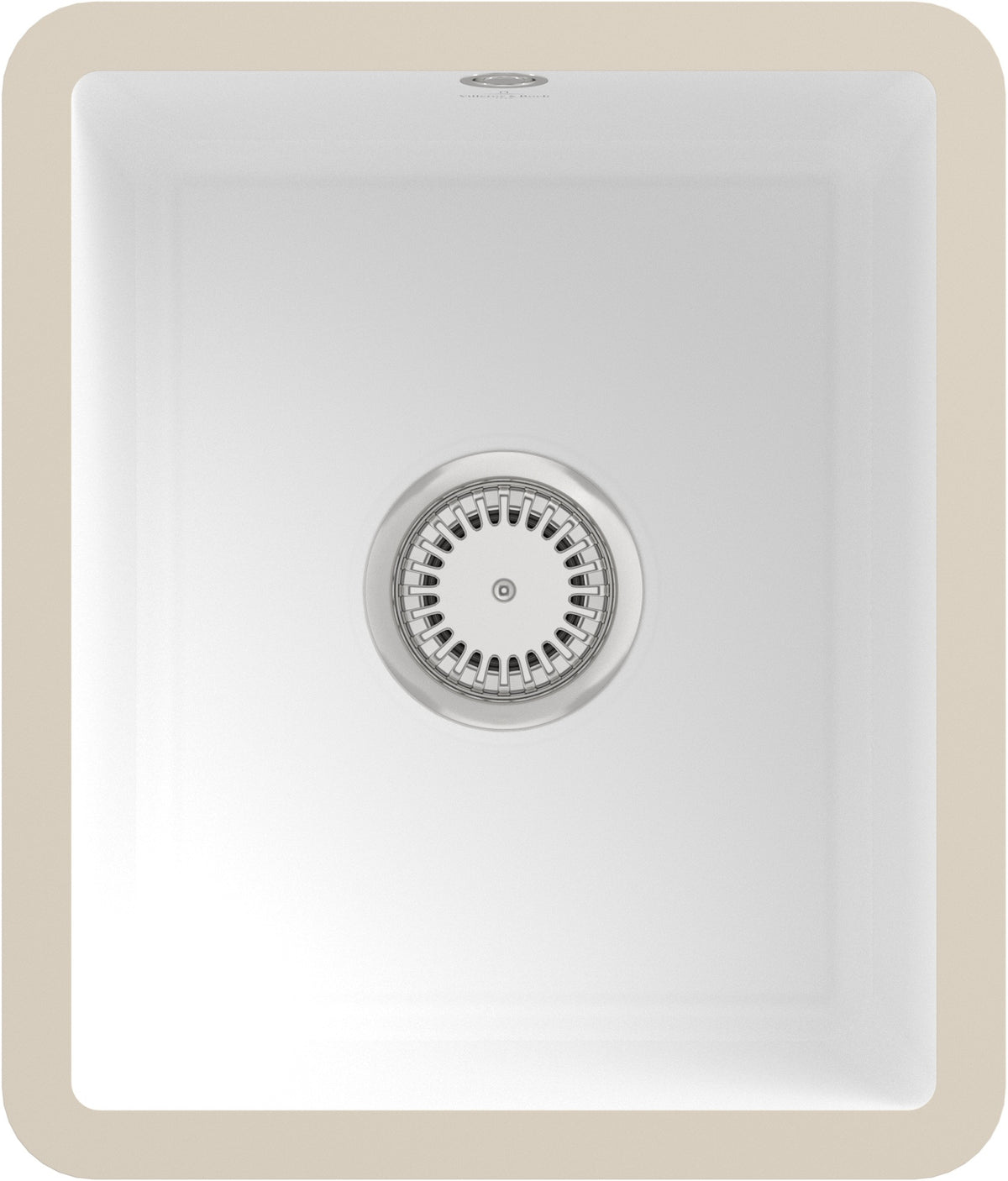 Villeroy & Boch Unterbauspüle Subway 45 SU Weiß Alpin CeramicPlus Rechteck 375x440 mm