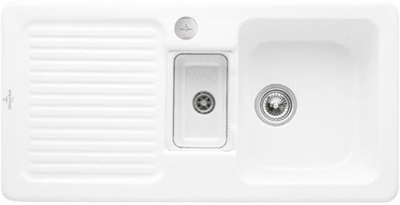 Villeroy & Boch Spüle Condor 60 Snow White 1000x510mm Keramik mit CeramicPlus und Handbetätigung