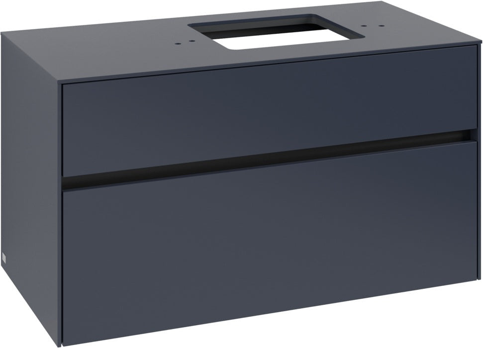 Villeroy & Boch Waschtischunterschrank Collaro C127 B0 1000 mm White Oak mit LED-Beleuchtung