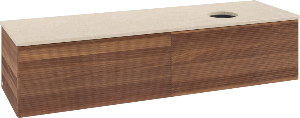Villeroy & Boch Waschtischunterschrank Antao 1600 mm Warm Walnut mit SoftClosing