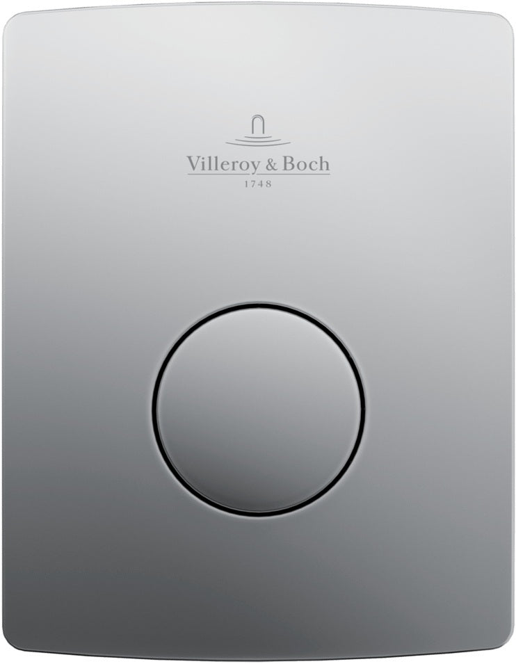 Villeroy & Boch ViConnect Urinal-Betätigungsplatte 921944 eckig verchromt 162x126x17 mm