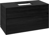 Villeroy & Boch Waschtischunterschrank Collaro C125 B0 1000 mm Black Oak mit LED-Beleuchtung