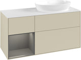 Villeroy & Boch Finion Waschtischunterschrank 1200 mm Glossy White Lacquer mit Beleuchtung