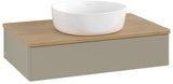 Villeroy & Boch Antao Waschtischunterschrank 800 mm, 1 Auszug, Stone Grey Matt Lacquer, wandhängend