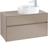 Villeroy & Boch Waschtischunterschrank Collaro 1000 mm Glossy White mit LED-Beleuchtung