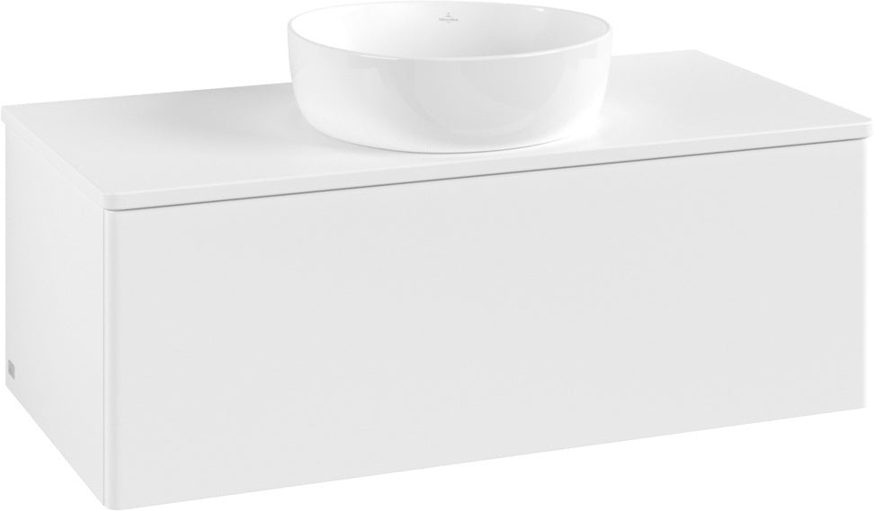 Villeroy & Boch Waschtischunterschrank Antao L31050 1000 mm Anthrazit Matt Lack mit LED-Beleuchtung