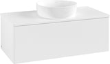 Villeroy & Boch Waschtischunterschrank Antao L31050 1000 mm Anthrazit Matt Lack mit LED-Beleuchtung