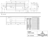 Villeroy & Boch Waschtischunterschrank Collaro C050 Kansas Oak 1600 mm mit 4 Auszügen und SoftClosing