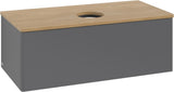 Villeroy & Boch Antao Waschtischunterschrank 1000 mm Anthracite Matt mit Push-to-open