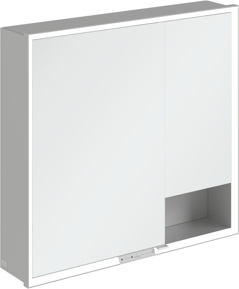 Villeroy & Boch My View+ Spiegelschrank A48180 800 mm Arizona Oak – LED, dimmbar, 2 Türen, IP44