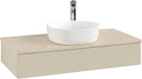 Villeroy & Boch Waschtischunterschrank Antao 1000 mm Anthrazit Matt Lack mit Hahnlochbohrung