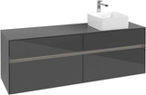 Villeroy & Boch Waschtischunterschrank Collaro C051 B0 1600 mm Glossy White mit LED-Beleuchtung