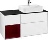 Villeroy & Boch Finion Waschbeckenunterschrank 1200 mm Glossy White Lacquer mit Beleuchtung