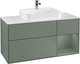 Villeroy & Boch Waschtischunterschrank Finion F421G 1200 mm Glossy White Lacquer