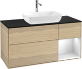 Villeroy & Boch Finion Waschbeckenunterschrank 1200 mm Glossy White Lacquer mit Beleuchtung