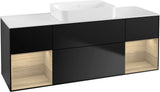 Villeroy & Boch Finion Waschtischunterschrank 1600 mm Glossy White Lacquer mit Beleuchtung