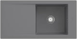 Villeroy & Boch Einbauspüle Timeline 60 Keramik Ebony CeramicPlus reversibel 1000 mm