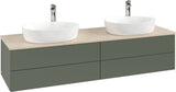 Villeroy & Boch Antao Waschtischunterschrank 1600 mm Anthrazit Matt mit LED-Beleuchtung
