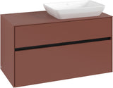 Villeroy & Boch Waschtischunterschrank Collaro C11100 White Oak 1000 mm mit SoftClosing