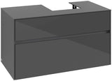 Villeroy & Boch Waschbeckenunterschrank Collaro C09600 1000 mm Glossy White mit SoftClosing