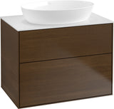 Villeroy & Boch Finion Waschtischunterschrank 800 mm Glossy White Lacquer – 2 Auszüge mit SoftClosing