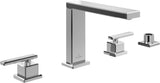 Villeroy & Boch Mettlach 4-Loch-Wannenrandarmatur eckig Chrom – AirPlus & EasyClean