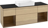Villeroy & Boch Finion Waschbeckenunterschrank 1600 mm Glossy White Lacquer mit Beleuchtung