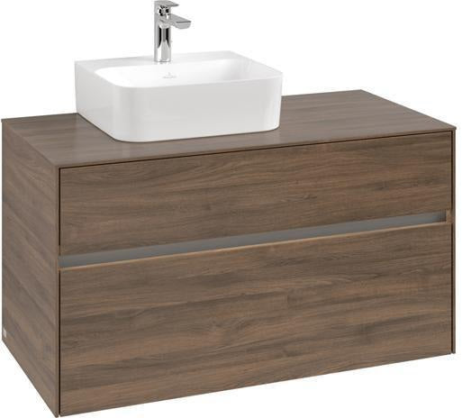 Villeroy & Boch Waschbeckenunterschrank Collaro 1000 mm Arizona Oak mit Beleuchtung