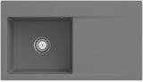 Villeroy & Boch Subway Style 50 Einbauspüle 900x510 mm Keramik Ebony CeramicPlus mit Abtropffläche