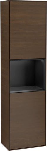 Villeroy & Boch Hochschrank Finion F460GF – 418 mm, Glossy White Lacquer, mit Beleuchtung & SoftClosing