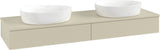 Villeroy & Boch Waschtischunterschrank Antao 1600 mm Anthrazit Matt Lack 2 Auszüge