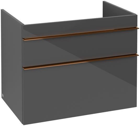 Villeroy & Boch VENTICELLO Waschtischunterschrank 753 mm Santana Oak mit 2 Auszügen und Glasabtrennungen