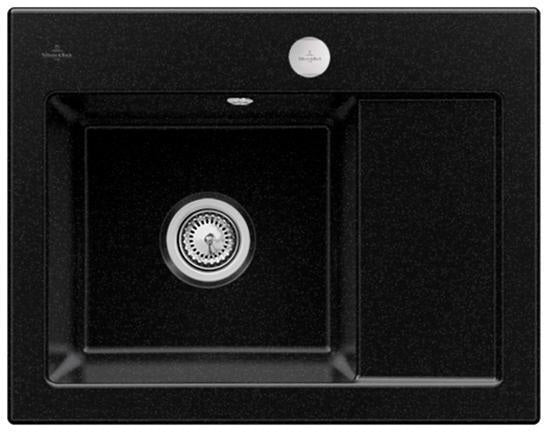 Villeroy & Boch Einbauspüle Subway 45 Compact 650x510mm Weiß Alpin CeramicPlus