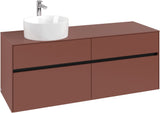 Villeroy & Boch Waschbeckenunterschrank Collaro C046 1400 mm White Oak mit 4 Auszügen