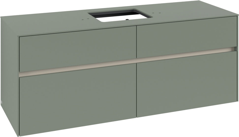 Villeroy & Boch Waschtischunterschrank Collaro C131 B0 1400 mm White Oak mit Beleuchtung und SoftClosing