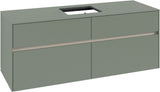 Villeroy & Boch Waschtischunterschrank Collaro C131 B0 1400 mm White Oak mit Beleuchtung und SoftClosing