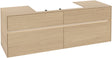 Villeroy & Boch Waschtischunterschrank Collaro C028 B0 1600 mm Nordic Oak mit LED-Beleuchtung