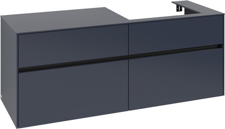 Villeroy & Boch Waschtischunterschrank Collaro C086 B0 1400 mm White Oak mit Beleuchtung und SoftClosing