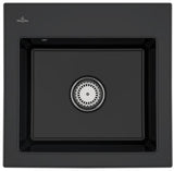 Villeroy & Boch Subway 50 S Einbauspüle Keramik Ebony CeramicPlus 525x510mm