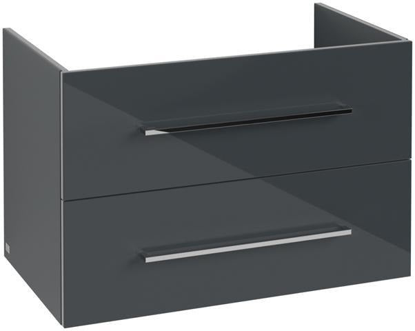 Villeroy & Boch Avento Waschtischunterschrank 780 mm Crystal Grey mit 2 Auszügen