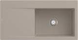 Villeroy & Boch Einbauspüle Subway Style 60 Weiß Alpin CeramicPlus 1000 mm