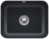 Villeroy & Boch Unterbauspüle Cisterna 60C 550x440mm Keramik Ebony CeramicPlus