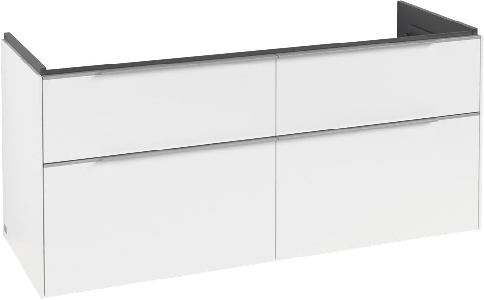 Villeroy & Boch Waschtischunterschrank Subway 3.0 C 602L0, 1272 mm, Brilliant White, mit LED-Beleuchtung