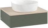 Villeroy & Boch Waschbeckenunterschrank Antao 600 mm Anthracite Matt Lacquer mit LED-Beleuchtung