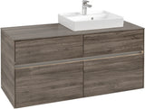 Villeroy & Boch Waschtischunterschrank Collaro C072B0 1200 mm Stone Oak mit Beleuchtung & SoftClosing