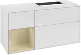 Villeroy & Boch Waschtischunterschrank Finion G141G 1200 mm Glossy White mit LED-Beleuchtung