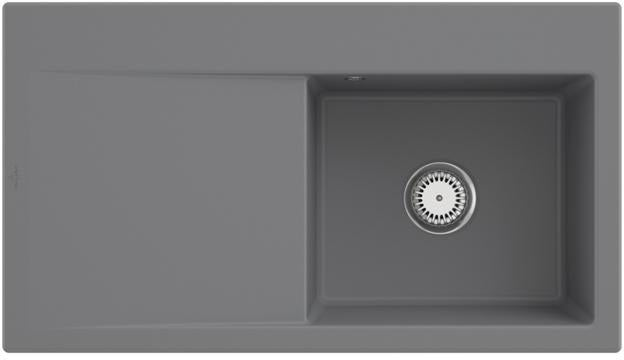 Villeroy & Boch Subway Style 50 Einbauspüle 900x510mm Ebony CeramicPlus