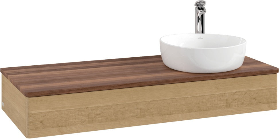 Villeroy & Boch Waschtischunterschrank Antao K12051 1200 mm Warm Walnut mit Auszug